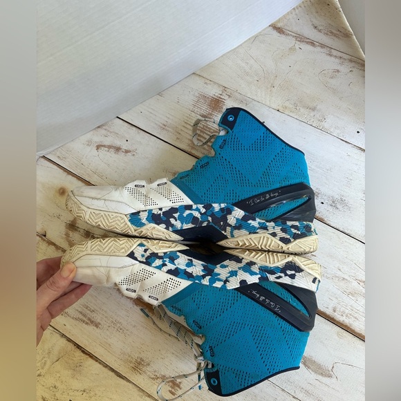 Under Armour Curry 2 Haight Street Blue & White Basketball Shoes hi-tops sz 11.5 - Picture 5 of 9